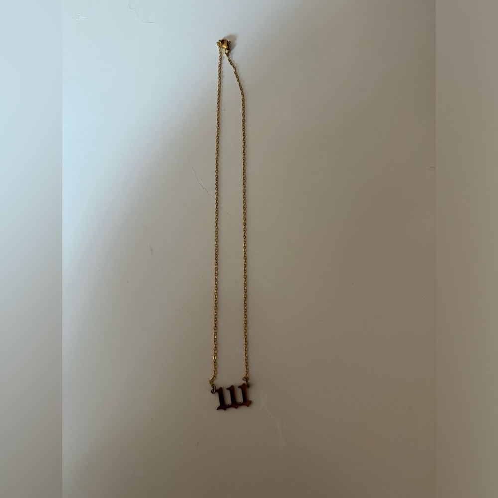 Gold 111 Necklace
